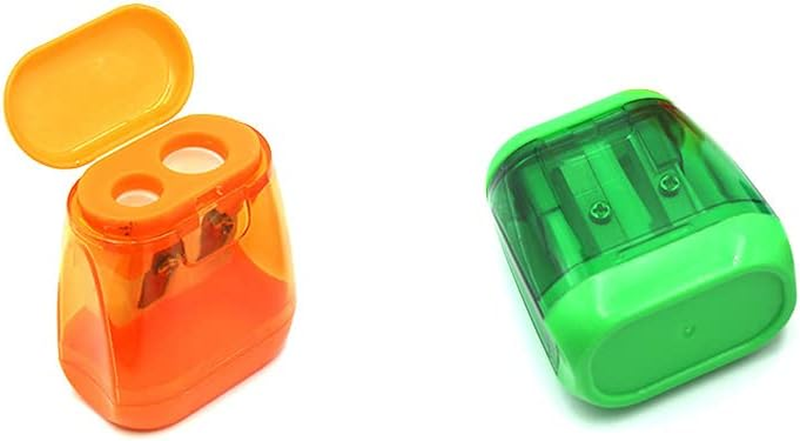 Sharpener, Double-hole Color Prism Pencil Sharp