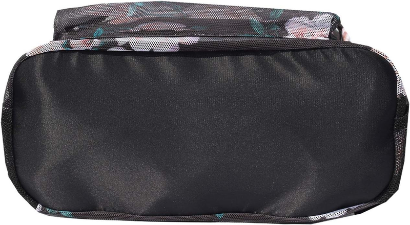 Original Print Mesh Backpack Semi-Transparent Sackpack See through Beach Bag Day