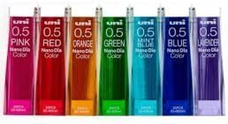 Leads 0.5mm 7 Color Set, 7 Pack/total 140 Le