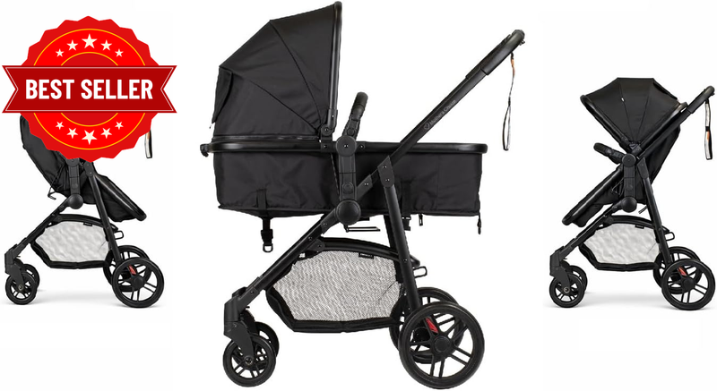 Haven Lll Bassinet 3 in 1 Reversible Seat Stroller, 0-4.5 Years, 20Kg, Lightweig
