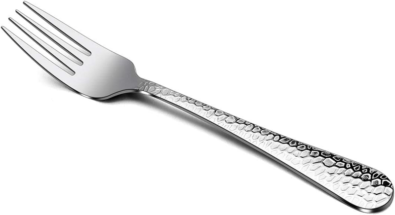 Set Of 6,  Stainless Steel Appetizer Dessert Forks, Silverw
