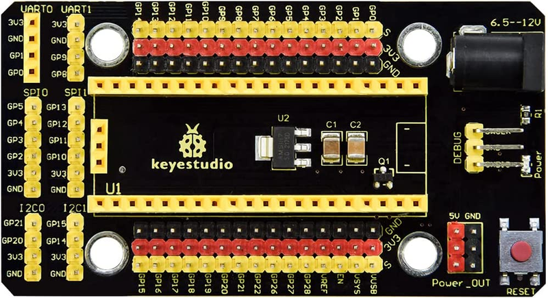 Pico Io Shield For Raspberry Pi Pico Development Board