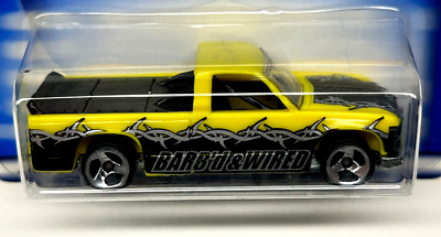 Hot Wheels Barb'd & Wired CHEVY PICK-UP (Yellow) 2001 Collector #101