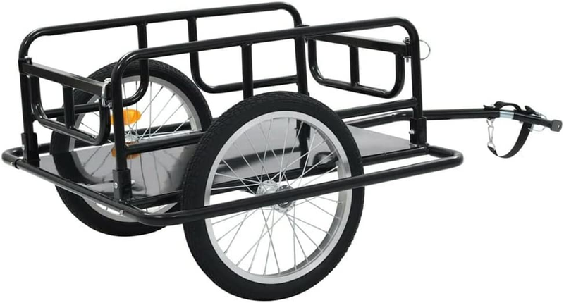 Cart Wagon Trailer W/hitch, 110lbs Max Load