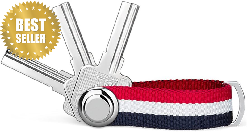 Compact Key Holder - Stylish & Practical Pocket Key Organizer with Secure Lockin