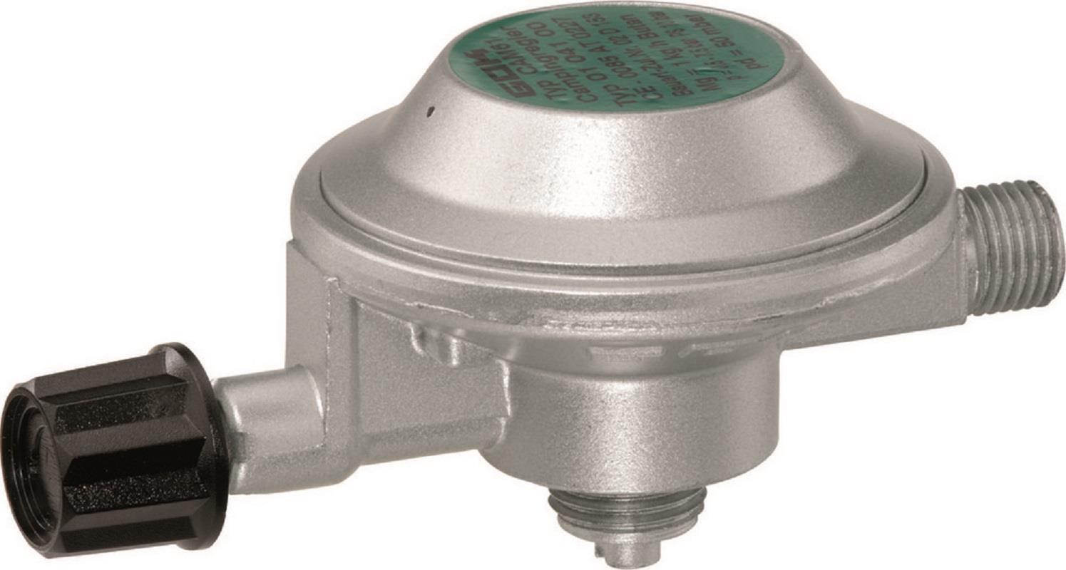 GOK Niederdruckregler SBS GAZ x G 1/4 LH-KN 50 mbar 0,6 kg/h Campingaz Flaschen