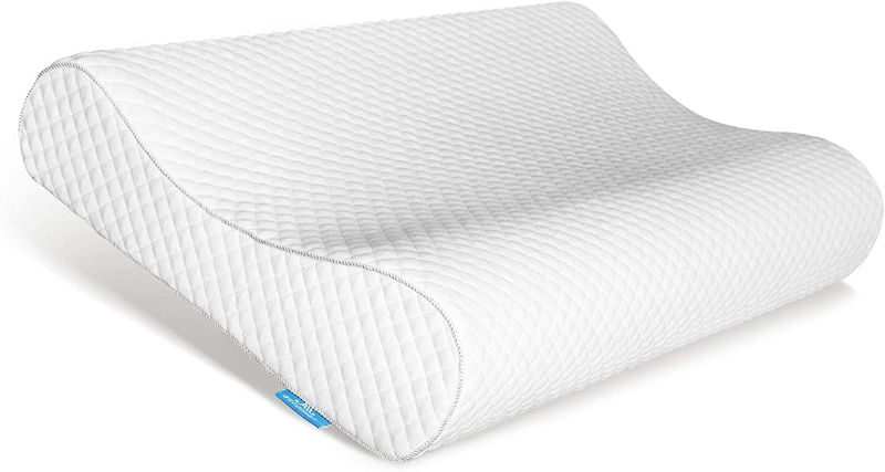 Memory Foam Pillow Contour Orthopedic Sleeping Cervical for Neck Pain Relief