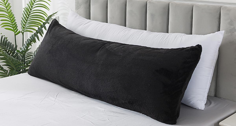 S For Adults, Ultra Soft Faux Fur Body Pillow Cover With Env