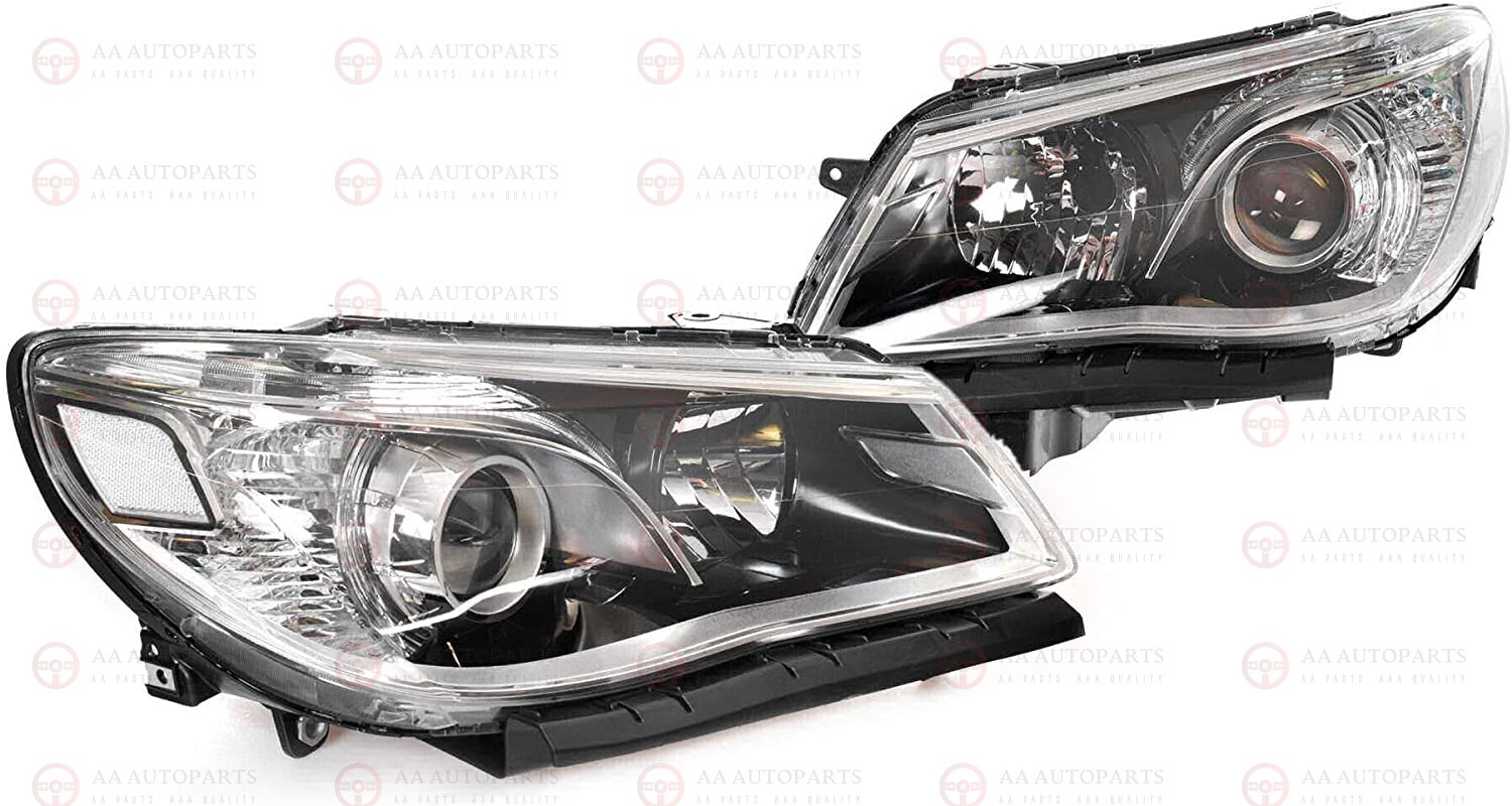 Projector Black Headlights Pair For Holden Commodore VF 2013-2018 SS SV6