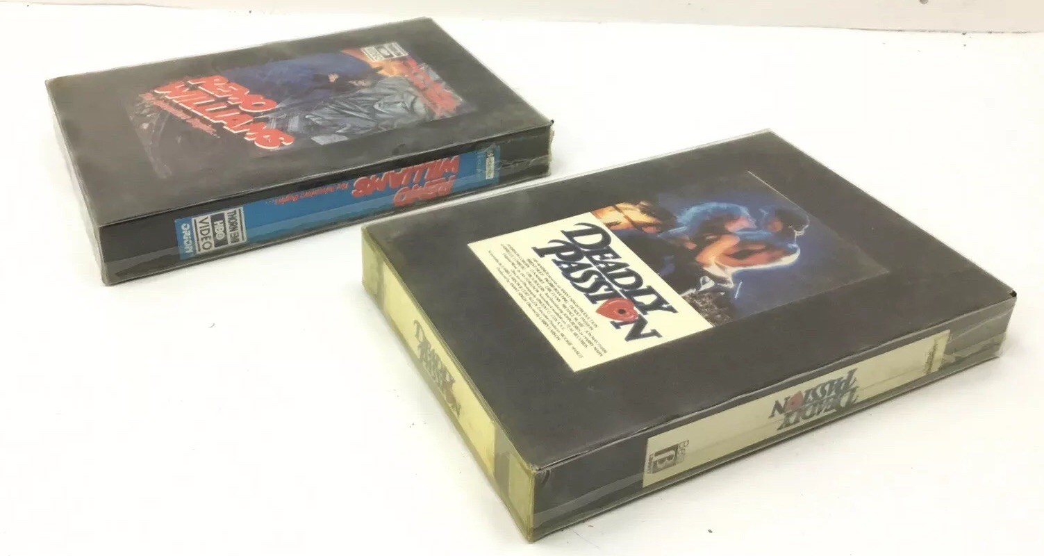 Lot of 2 Betamax movies  Deadly Passion/ Remo Williams