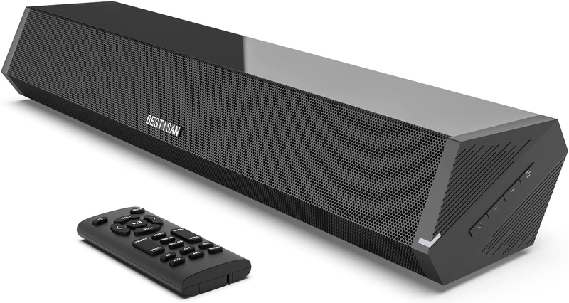 Bestisan Sound Bars for TV, 16'/50W Small Soundbar for TV, Sound 16Inch Black