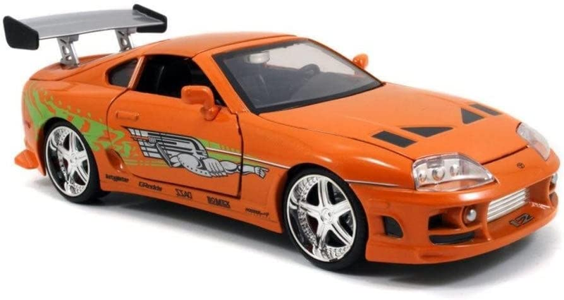 Jada Toys Fast & Furious 1:24 Brian's Toyota Supra Die-cast Car, toys for kids