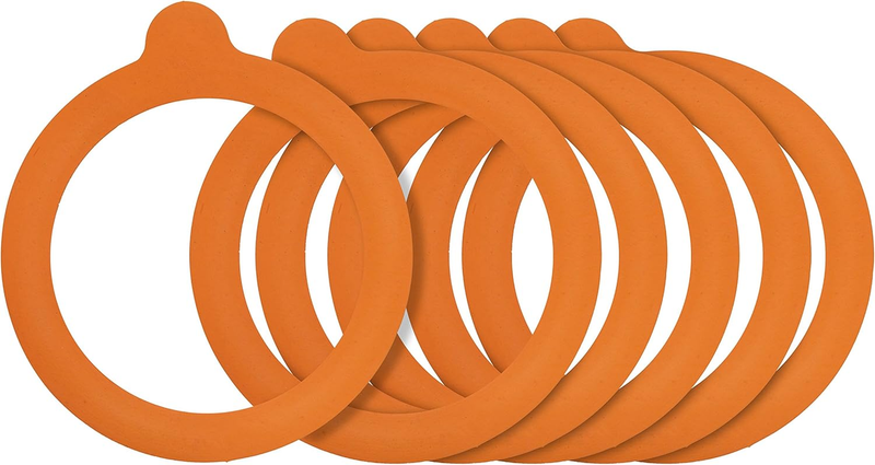 Replacement Standard Rubber Seals, Transparent, 6 Piece 01645