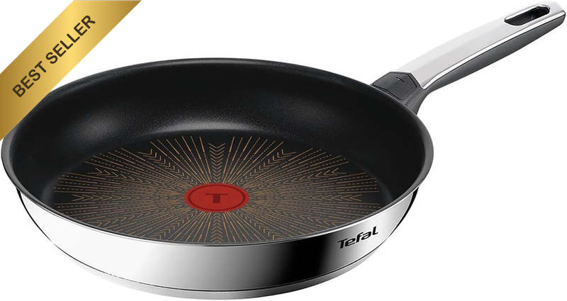 Tefal Emotion+ Flavors Frypan 24 Cm, Premium Stainless Steel, Non-Stick Coating,