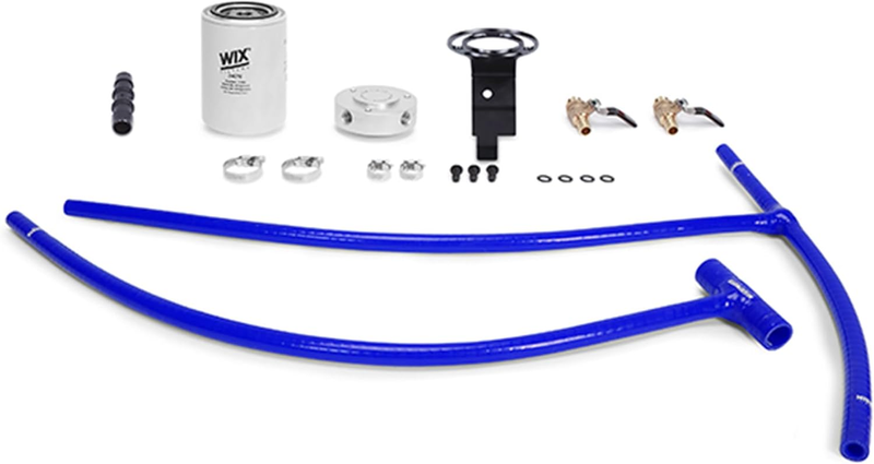 Coolant Filter Kit Compatible with Ford Powerstroke 6.0L 2003-2007 Blue
