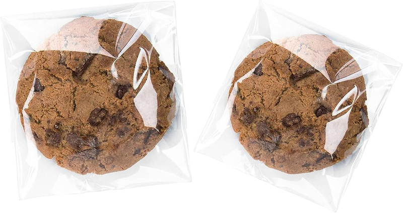 Self Sealing Cellophane Bags,5X7 Inch Cookie Bag,Clear Resealable Cellophane Bag
