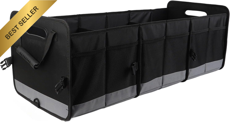 Trunk Organizer for Car, Car Organizer, 95L Foldable Trunk Organizer for Suvs, C