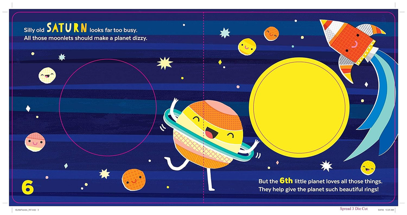 8 Little Planets: a Solar System Book for Kids with Unique Planet Cutouts