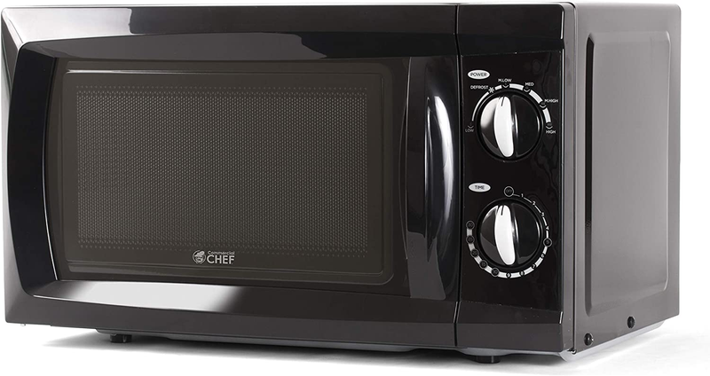 Countertop Microwave Oven, 0.6 Cu. Ft, Black