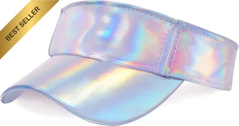 1 Piece of Sport Wear Athletic Visor Sun Sports Visor Hat Laser Visor Adjustable