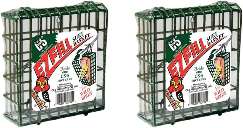 Copper Fill 3 Suet Cake Bottom Basket Green New ( Pack Of 2 