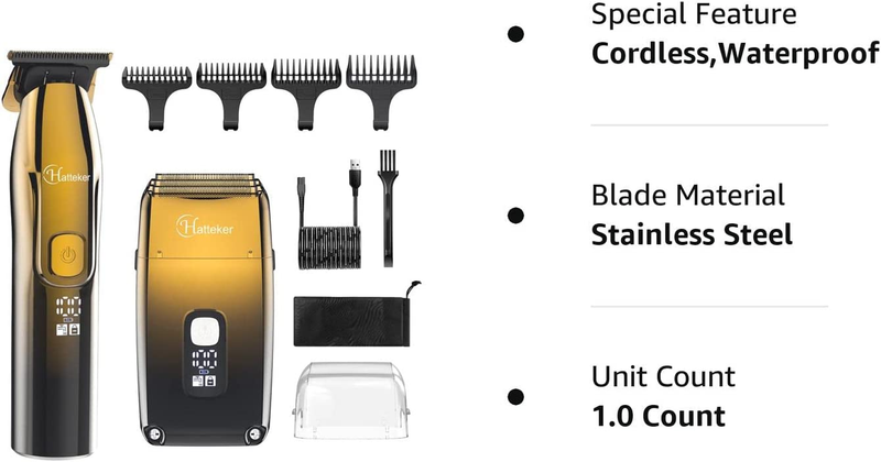 Shaver Bald Head Shaver Electric Shaver Razor for Men with Precision Trimmer Bar