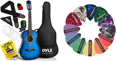 Beginner Acoustic Guitar Kit (3/4 Junior Size) and Chromacast CC-SAMPLE Sampler 