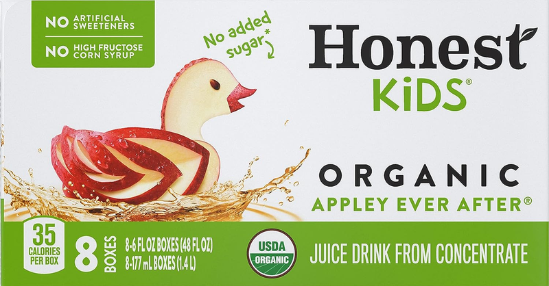 Honest Kids Organic Appley Ever After, 6 Fl Oz, 8 Pack Good 