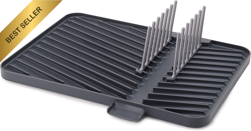 Flip-Up Adjustable Draining Board - Grey