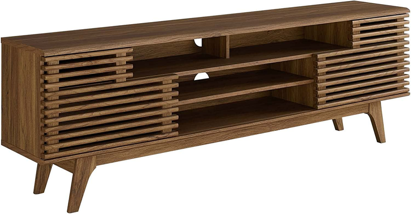 Render 71" Mid-Century Modern Low Profile Media Console TV S