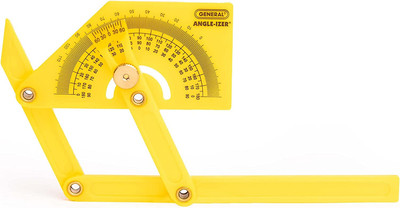 General Tools 29 Plastic Protractor and Angle Finder, Outside, Inside, Sloped A