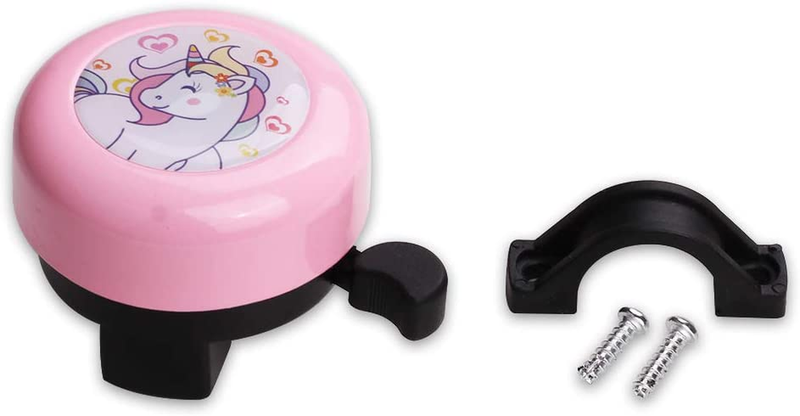 Bike Bell for Girls, Cute Pink Girly Unicorn Bike Accessory 