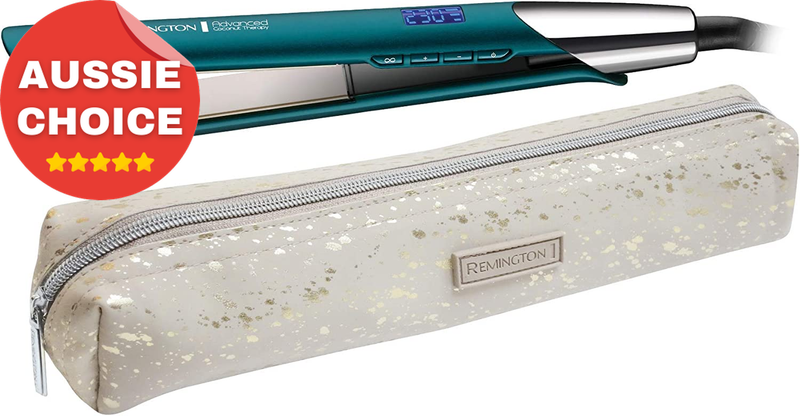 Advanced Coconut Therapy Hair Straightener 110mm Ceramic Plates Heat Sensor LCD