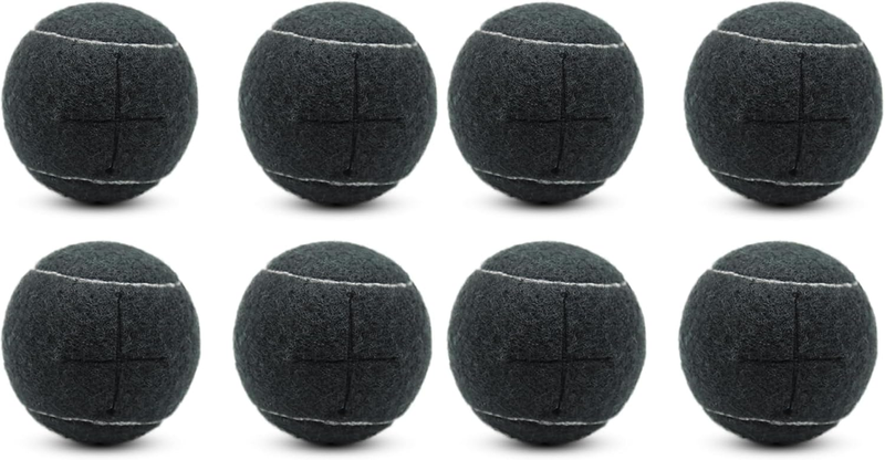 SHYUJAJIE 4 PCS Precut Walker Tennis Balls for Furniture Legs and Floor Protecti