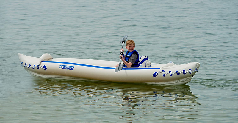 Sea Eagle Deluxe Inflatable Kayak Seat - Extra Support for Paddling, Rowing or F