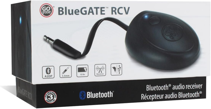 Aux Bluetooth Adapter Receiver for Headphones, Home Audio Systems, Car Stereo, A