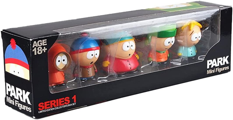 5-piece Set Of Cartoon Characters Eric Cartman, Stan Marsh, 