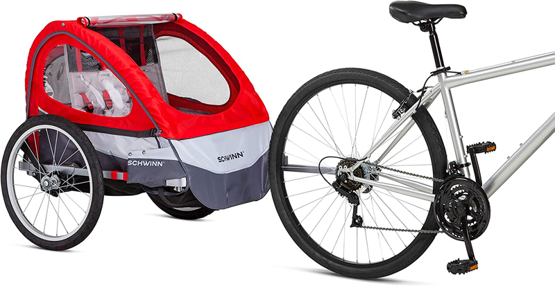 Echo, and Trailblazer Child Bike Trailer, Single and Double Baby Carrier, Canopy
