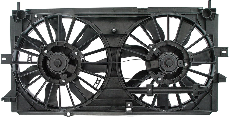 Dual Radiator Fan Assembly w/o Controller for 2000-2003 Chevy Impala Monte Carlo