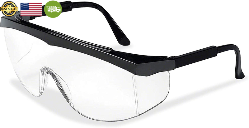 Black Frame Clear Lens 1 Pair