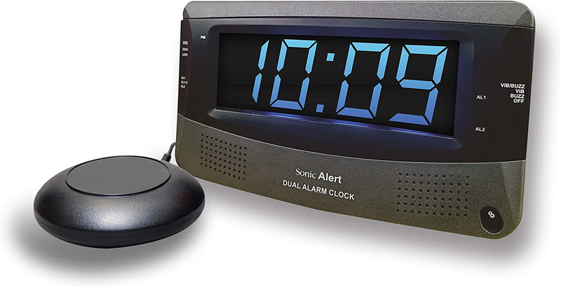 With Bed Shaker | Sonic Boom Vibrating Alarm Clock