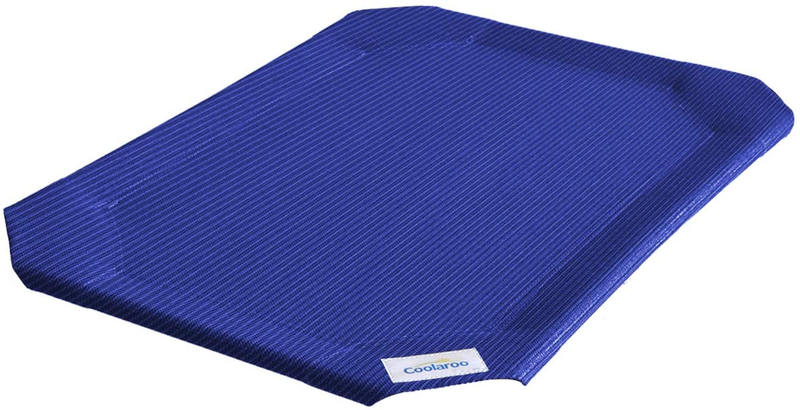 The Original  Elevated Pet Bed Replacement Cover, Large, Aquatic Blue