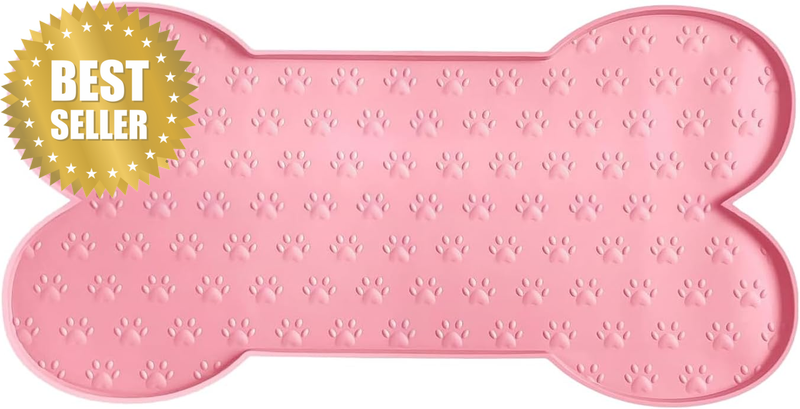Dog Food Mat Anti-Slip Waterproof Raised Edge Silicone Pet Placemat Feeding Tray