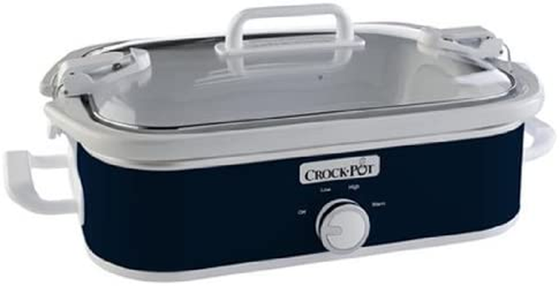 Crock-Pot Small 3.5 Quart Manual Casserole Slow Cooker and F