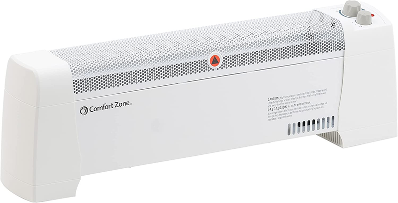 CZ600 750/1,500-Watt Electric Baseboard Space Heater with Ad
