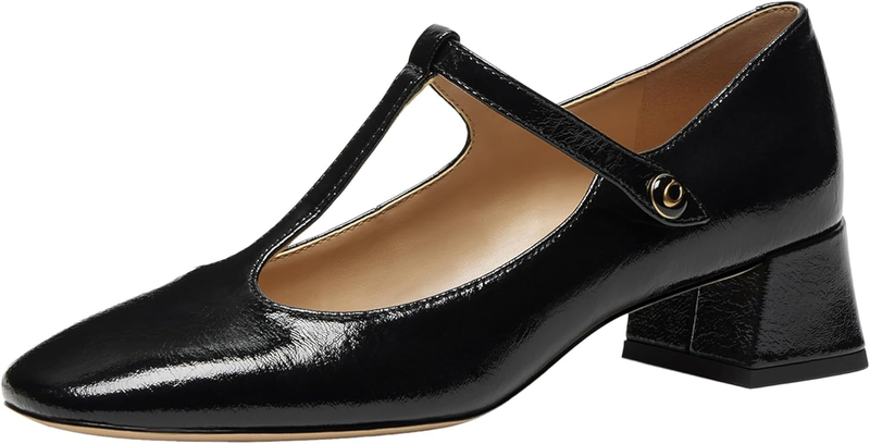 Coach Womens Angelina T-Strap Mary Jane