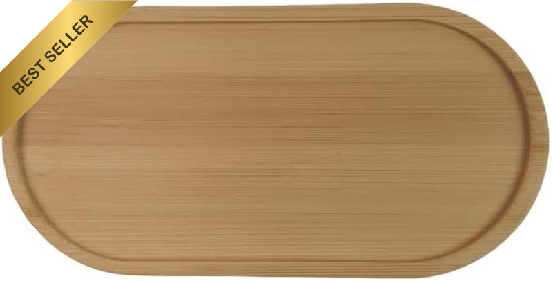 Small Wood Tray, Acacia Wood Tray Natural Wooden Plate, Bathroom Kitchen Platter