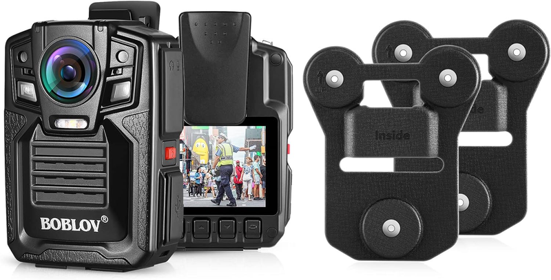 Bundle Deal, D7 128GB Police Body Camera, 1296P Waterproof 2 Batteries and Charg