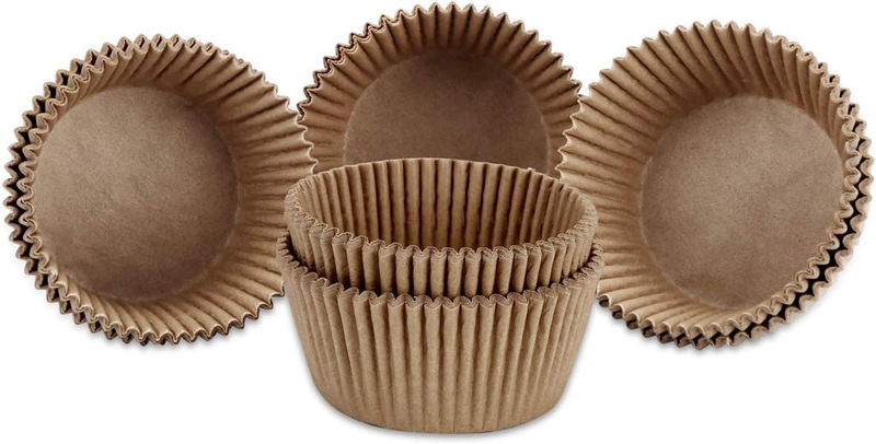 Natural Standard Cupcake Liners Odorless Paper Baking Cups 400-Count