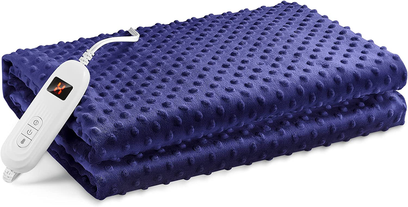 Electric Heated Throw Blanket Twin Size 50 X 60 | 10 Levels Fast Heating & ...